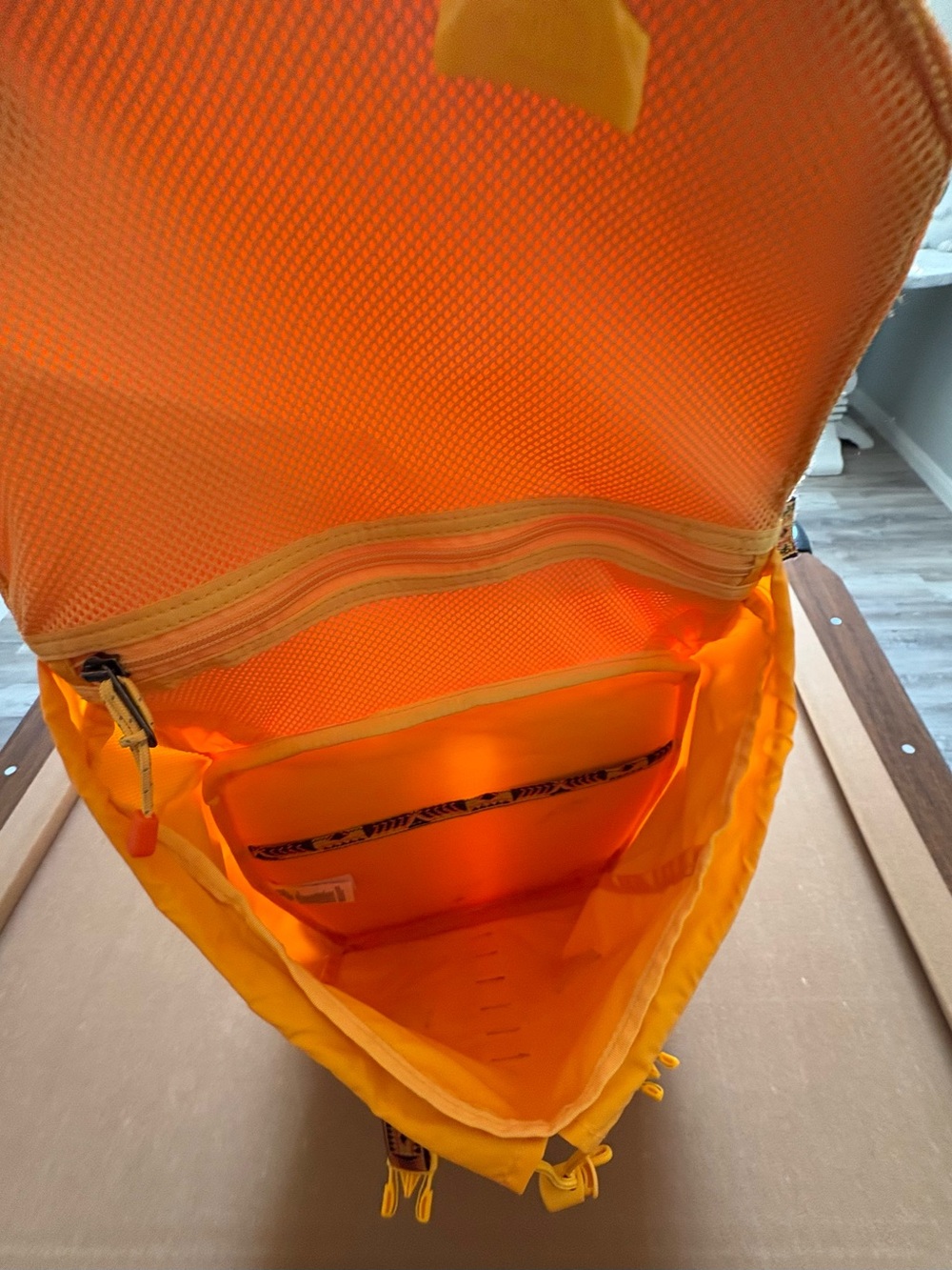 The North Face Yellow Lineage Ruck 23L Backpack - Picture 6 of 6